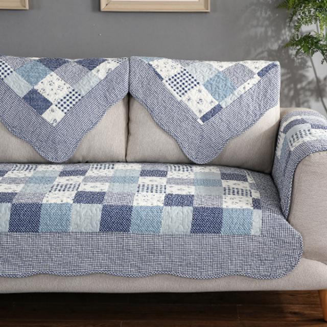 러빙랩 모던 엘리스 소파패드 블루