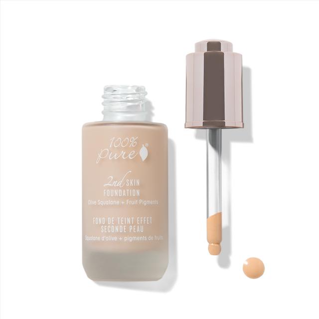 100%퓨어 프루트 피그먼티드 세컨드 스킨 파운데이션 35ml, SHADE 2, 1개