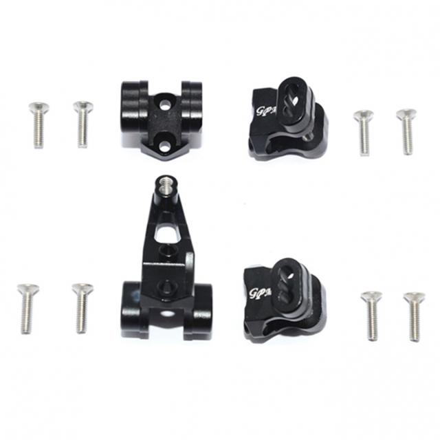 GPM ALUMINUM F/R AXLE MOUNT SET FOR SUSPENSION LINKS 서스펜션계통부품 4p, BK, 1세트