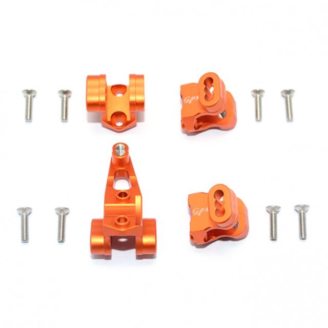 GPM ALUMINUM F/R AXLE MOUNT SET FOR SUSPENSION LINKS 서스펜션계통부품 4p, OR, 1세트