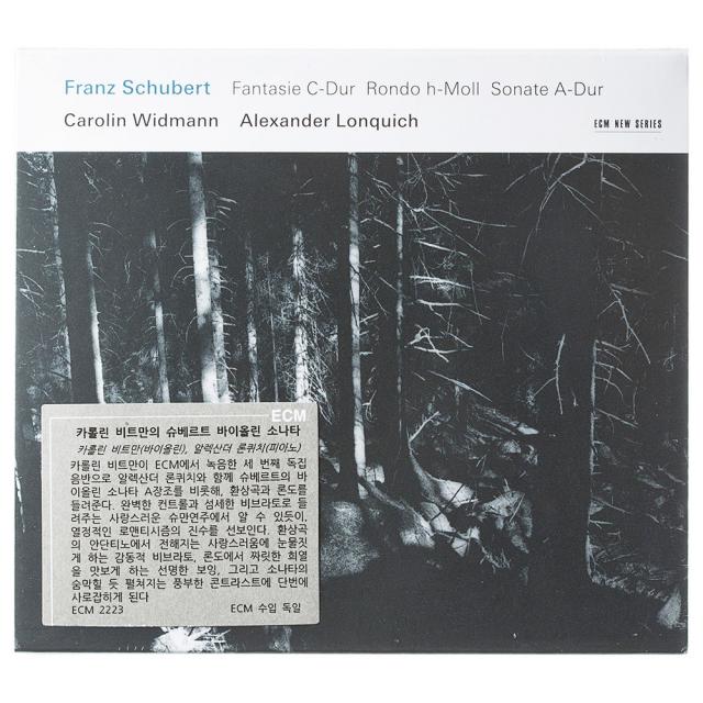 알렉산더 롱퀴흐 카롤린 비트만-SCHUBERT FANTASIE D-DUR RONDO H-MOLL SONATE A-DUR 슈베르트 환상곡 C장조OP.159 D.934 론도 B단조 OP.70 D.895 바이올린 소나타 A장조 OP.162 D.574 독일 수입반, 1CD