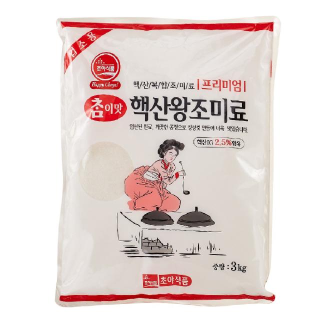 초야식품 핵산왕 조미료 3kg 1개