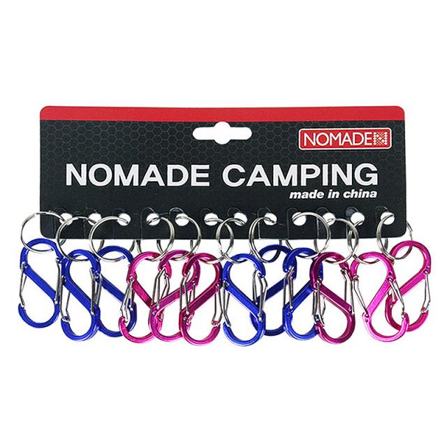 노마드캠핑 S 카라비너 키링 5cm 12p 랜덤 발송