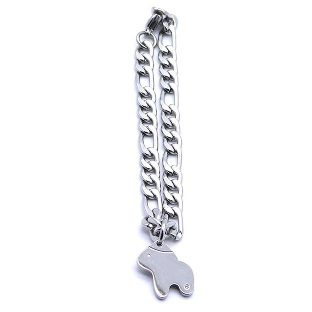 하온펫 말 팬던트 강아지 목걸이 L, C, 1개