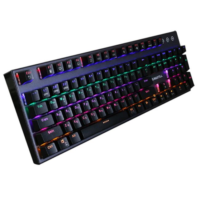 맥스틸 TRON G610K V2 기계식 게이밍 키보드 갈축, 단일 상품, 혼합 색상