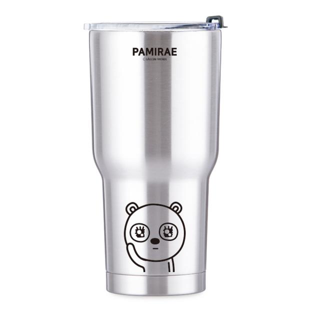 개콘프렌즈 메가 진공 스텐텀블러, 파미래, 900ml