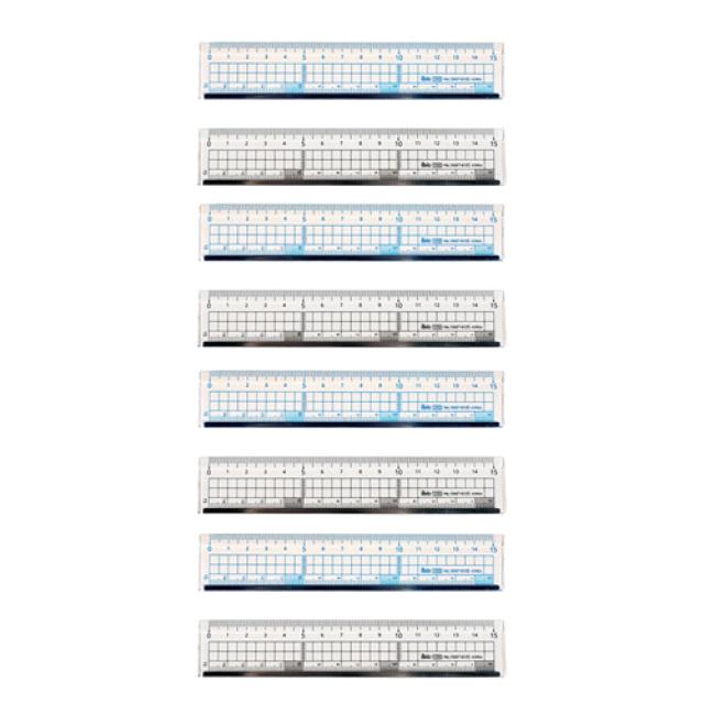 아이비스 15cm 가로 세로 방안자 SP, 랜덤 발송, 8개입