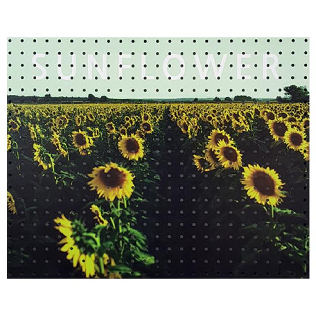 앤비커머스 인테리어타공판 꽃밭에서나란히 White 1개