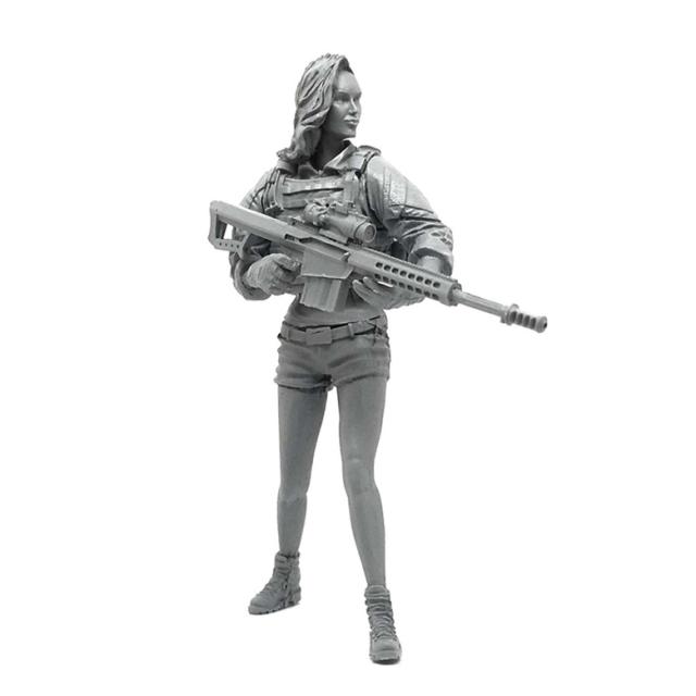 YUFANMODEL YF135 1/35 밀리터리피규어 US Assault Girl Little Rose Lara Vol1, 1개