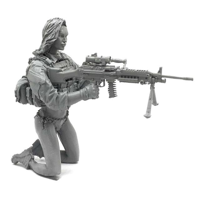 YUFANMODEL YF141 1/35 밀리터리피규어 US SEAL Assault Girl Little Rose Lara Vol8, 1개