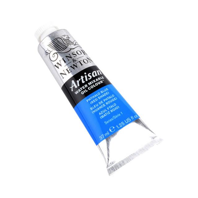 윈저앤뉴튼 아티잔 수성유화물감 S1 514 PhthaloBlue RedShade, 37ml, 1색
