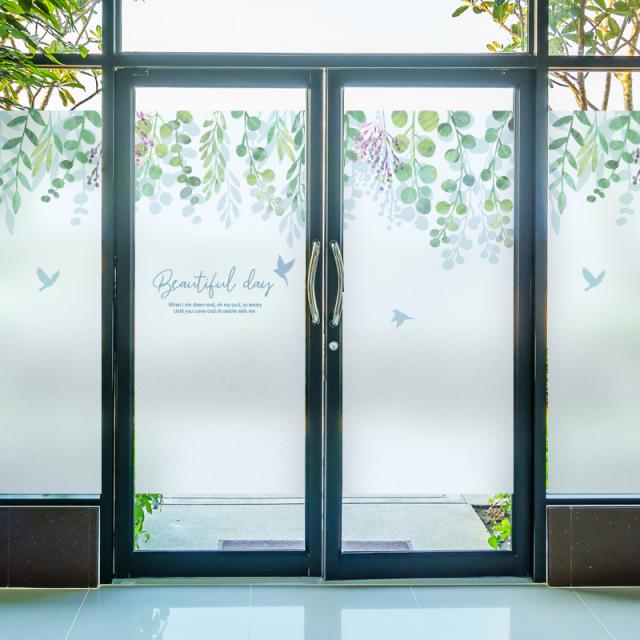 제제데코 창문시트지 칼라 안개시트지 유리창시트지 뷰티플 데이01 스카이블루