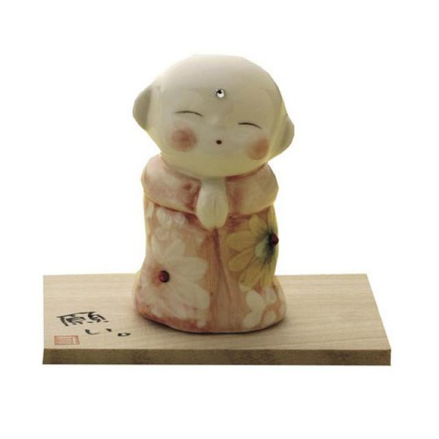 돈세상점 꽃무늬 옷입은 지장보살 장식품, 붉은색