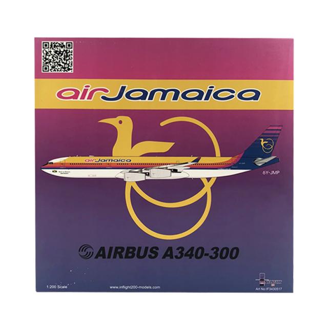 Inflight 비행기다이캐스트 1/200 Jamaica Airlines A340-300 6Y-JMP, 혼합 색상