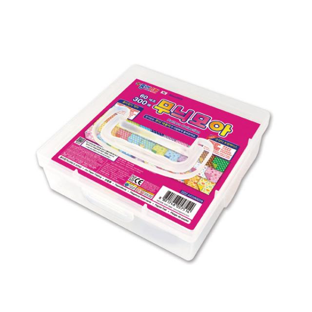 종이나라 무늬모아 색종이 300p + 손잡이케이스, 30색, 1세트