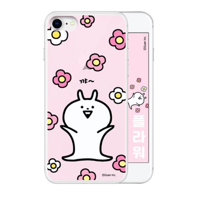 하이하이 고속토끼 이모티콘 반투명 휴대폰 젤리케이스