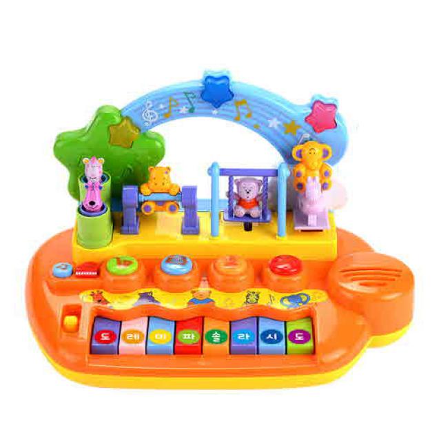 블루마토 춤추는 멜로디 피아노 완구 혼합 색상