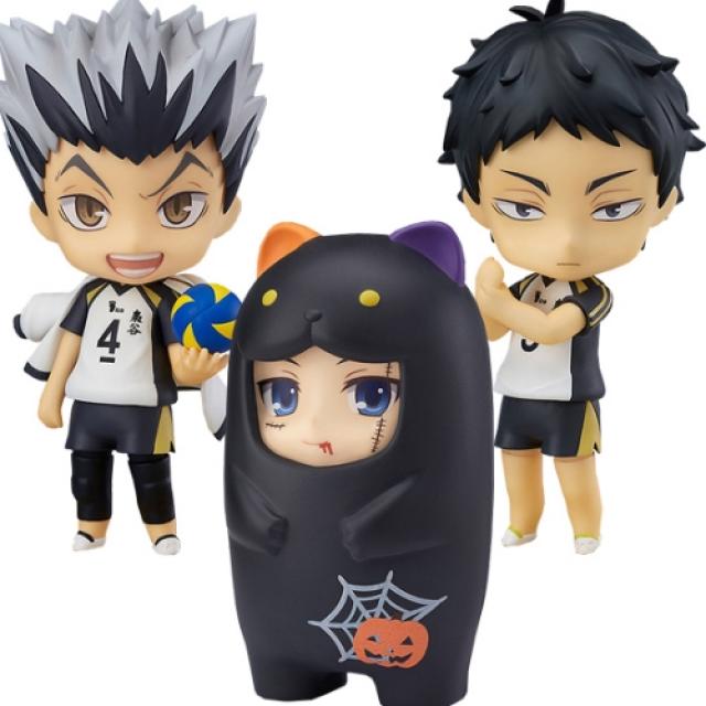 굿스마일컴퍼니 하이큐 넨도 할로윈얼굴파츠 피규어 2p + 얼굴 파츠 세트, 1세트