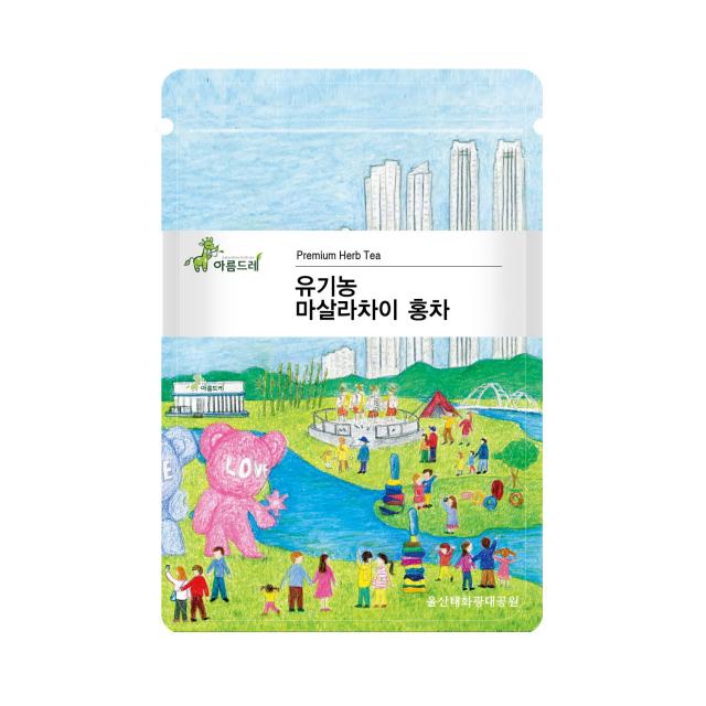 아름드레 유기농 마살라차이 홍차 삼각티백, 1.1g, 25개