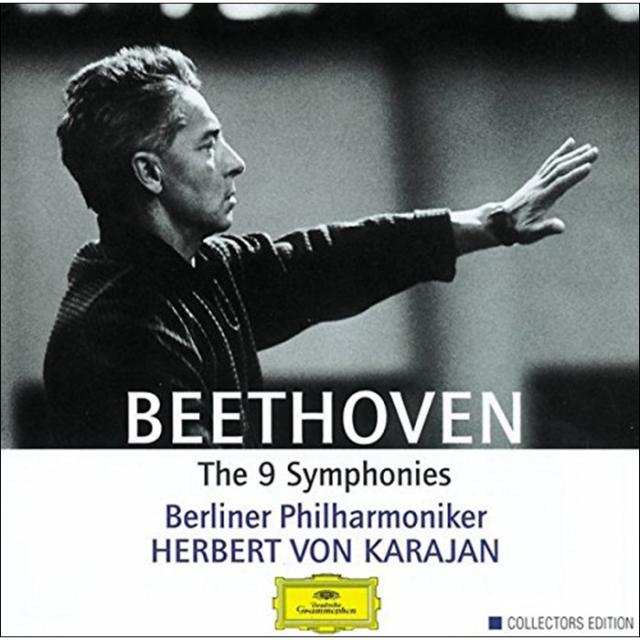 LUDWIG VAN BEETHOVEN - THE 9 SYMPHONIES/HERBERT VON KARAJAN EU수입반, 5CD