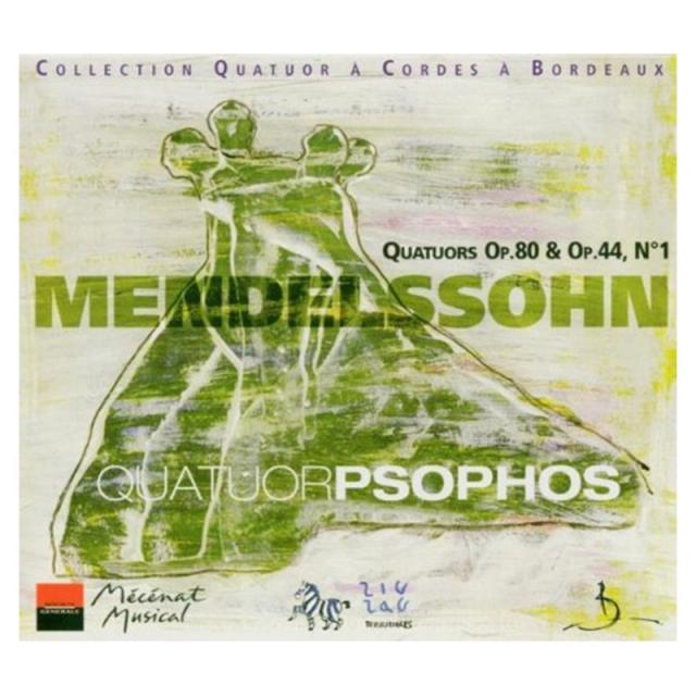 FELIX MENDELSSOHN - QUATUOR A CORDES EN FA MINEUR OP.80 ETC/QUATUOR PSOPHOS EU수입반, 1CD