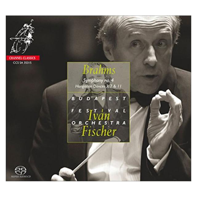 JOHANNES BRAHMS - SYMPHONY NO.4 & HUNGARIAN DANCES 3 7&11 / IVAN FISCHER SACD HYBRID 브람스 : 교향곡 4번 & 헝가리 춤곡 독일수입반, 1CD