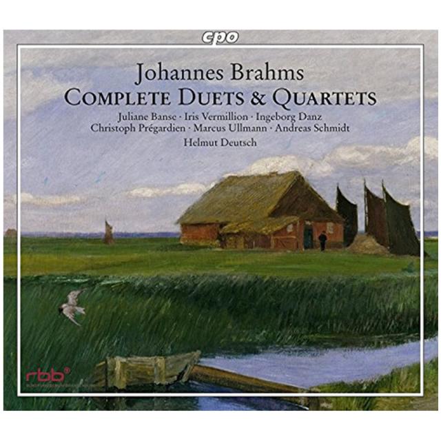 JOHANNES BRAHMS - COMPLETE DUETS & QUARTETS/ JULIANE BANSE HELMUT DEUTSCH 브람스: 2중창 4중창 전집 독일수입반