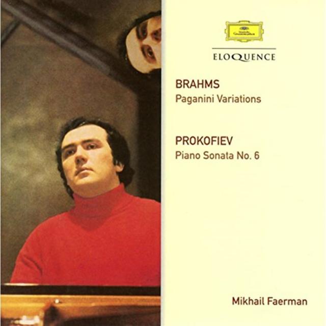 JOHANNES BRAHMS/ SERGEI PROKOFIEV - PAGANINI VARIATIONS & PIANO SONATA NO.6/ MIKHAIL FAERMAN 미카일 파에르만: 브람스 & 프로코프에프 피아노 소나타 오스트레일리아수입반