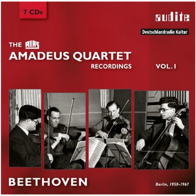 AMADEUS QUARTET - THE RIAS RECORDINGS VOL1:BEETHOVEN 아마데우스 쿼텟:베토벤 현악사중주 독일수입반, 1CD