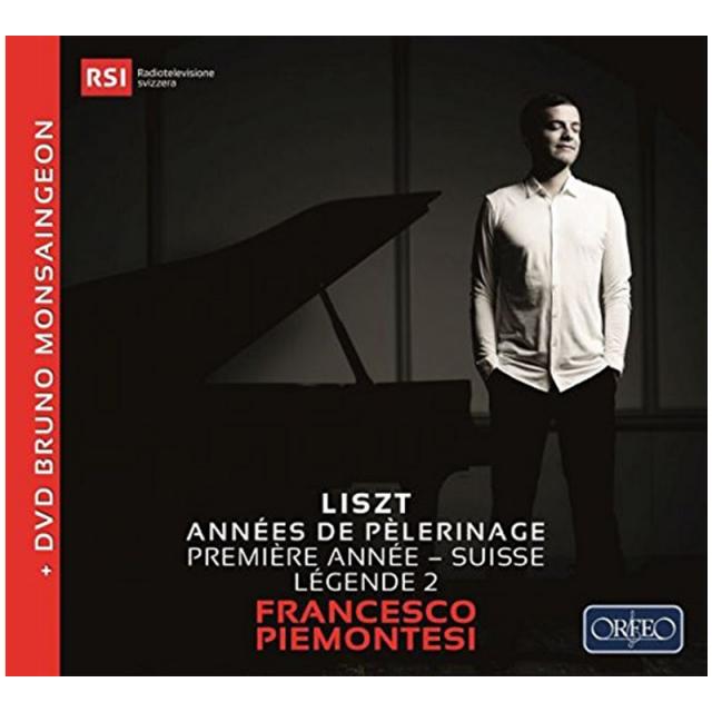FRANZ LISZT - ANNEES DE PELERINAGE/ FRANCESCO PIEMONTESI CD+DVD 리스트:순례의 해 1권 스위스 물위를 걷는 파울라의 성 프란치스코 - 프란체스코 피에몬테시 오스트리아수입반