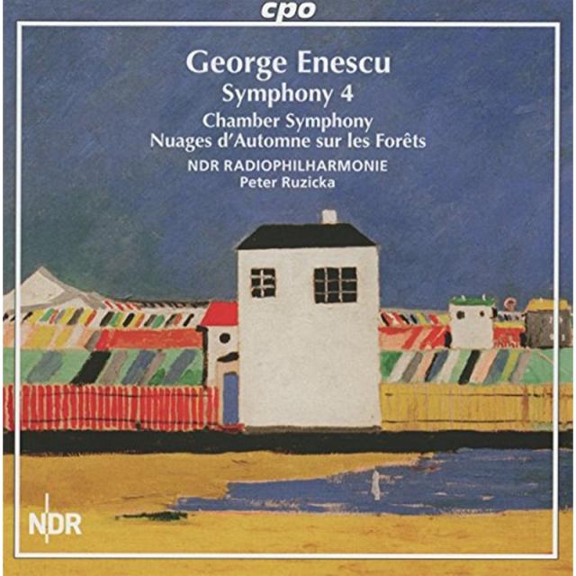 GEORGE ENESCU(ENESCO) - SYMPHONY NO.4 CHAMBER SYMPHONY NUAGES D'AUTOMNE SUR LES FORETS/ PETER RUZICKA 에네스쿠: 교향곡 4번 실내 교향곡 외 EU수입반