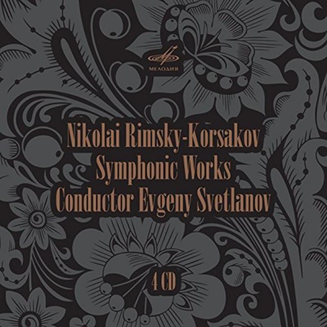 NIKOLAI RIMSKY KORSAKOV - SYMPHONIC WORKS / EVGENY SVETLANOV 러시아수입반, 4CD