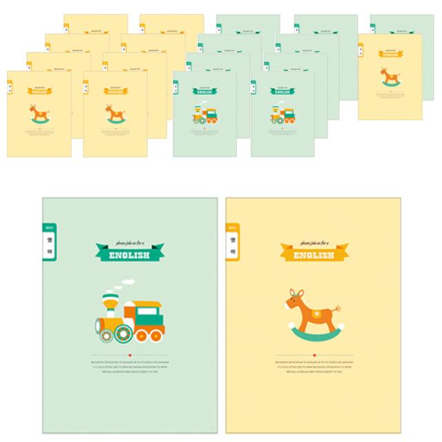 영아트 초등노트 영어 좁은칸 랜덤 발송 20개입