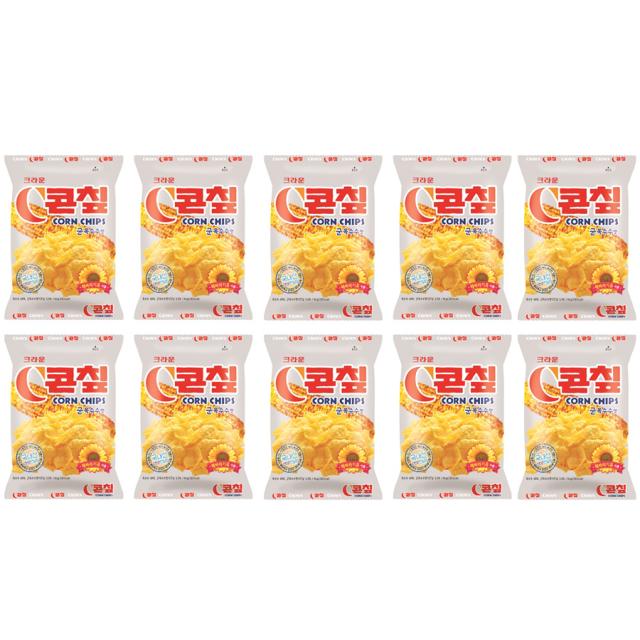 크라운 C콘칲 스낵 44g 10개입