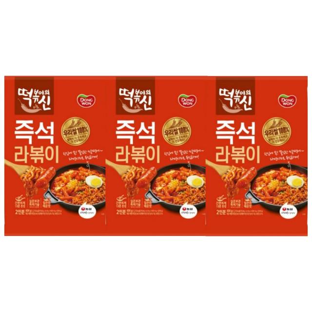 동원 떡볶이의 신 즉석라볶이, 404g, 3개입