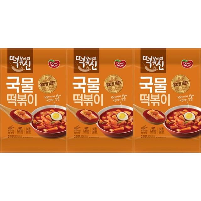 동원 떡볶이의 신 국물떡볶이 420g 3개입