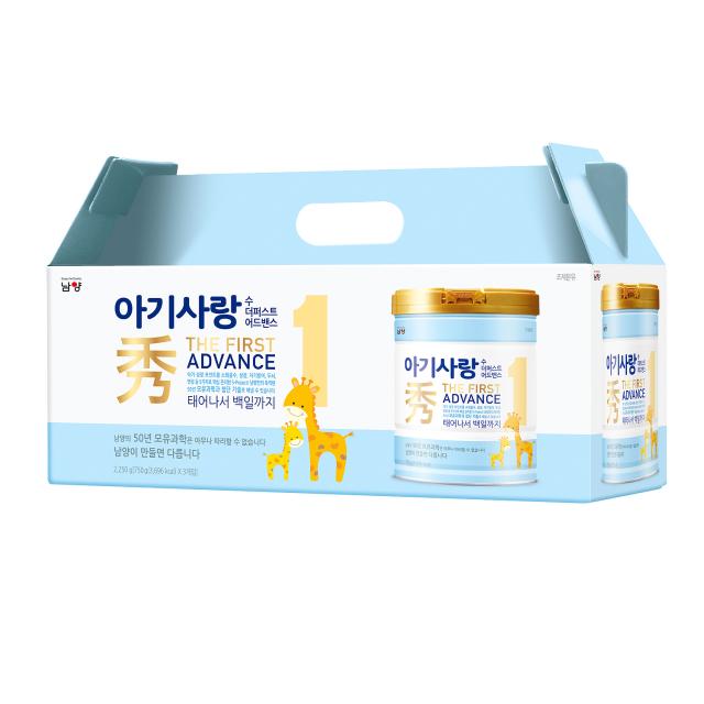 아기사랑수 더퍼스트 어드밴스 분유 1단계, 750g, 3개입