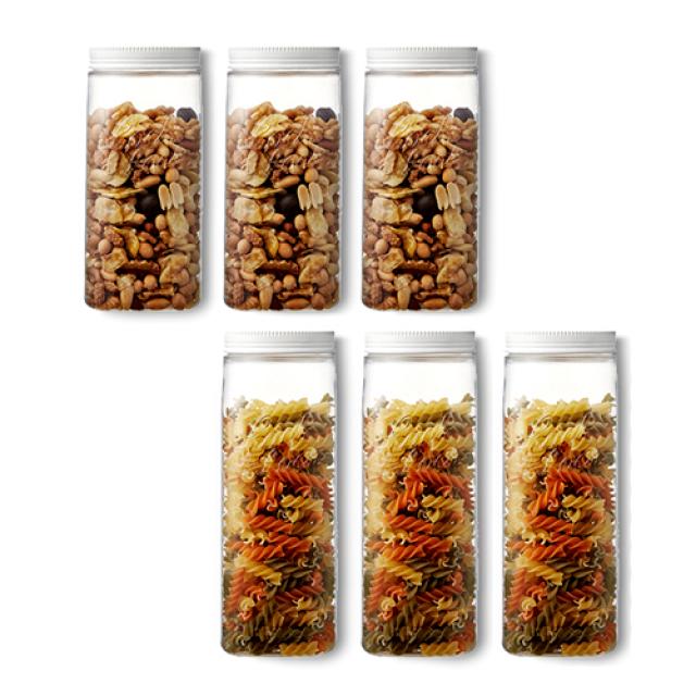 락앤락 도어포켓 캐니스터 용기세트 1l X 3p + 1.3l X 3p 1세트