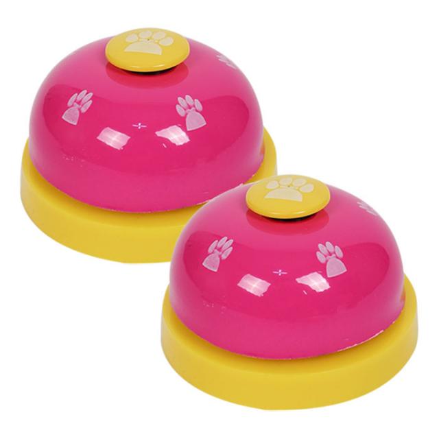 딩동펫 강아지 지능개발 훈련벨 4 X 7 Cm 핑크 2개입