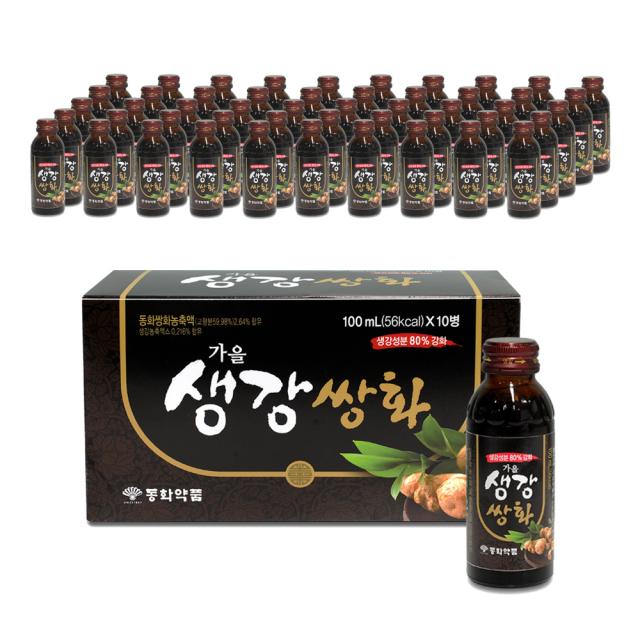 동화약품 가을생강쌍화 한방음료, 100ml, 100개