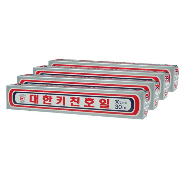 대한웰빙 키친호일 30cm x 30m, 4개입