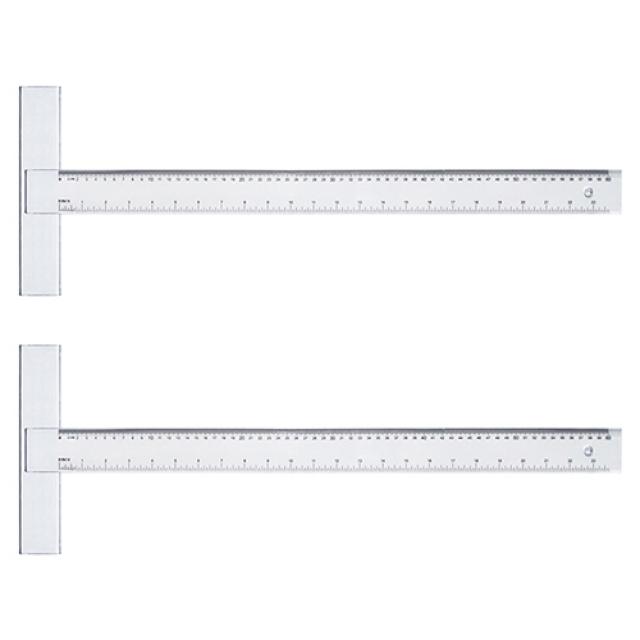 블루마토 플라스틱 T자 60cm TSP002, 혼합 색상, 2개입