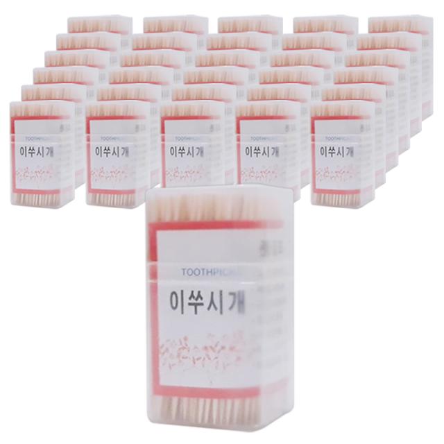 키친센스 사각 자작나무 이쑤시개, 310개입, 40개