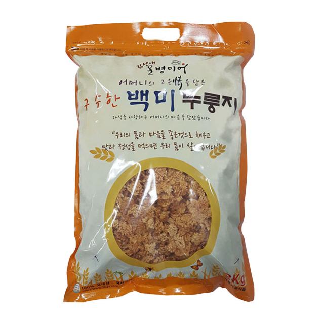 김선애오병이어 백미누룽지, 3kg, 1개