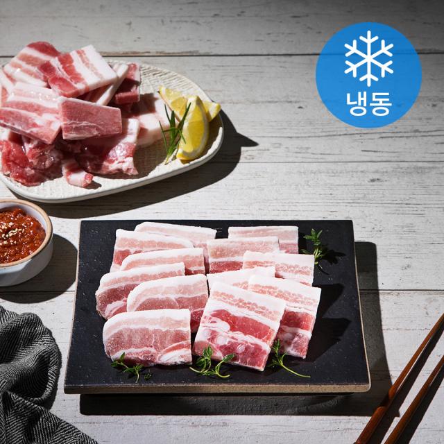 맛기픈 수입산 한입삼겹살 냉동 400g 3개