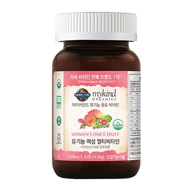 마이카인드 유기농 여성 멀티비타민 30정 1개