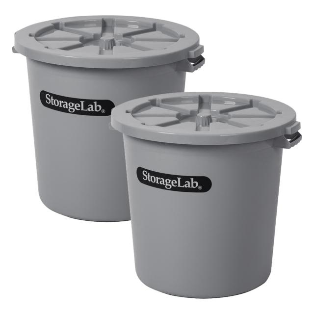 스토리지랩 만능용기 대형쓰레기통 45l 2세트