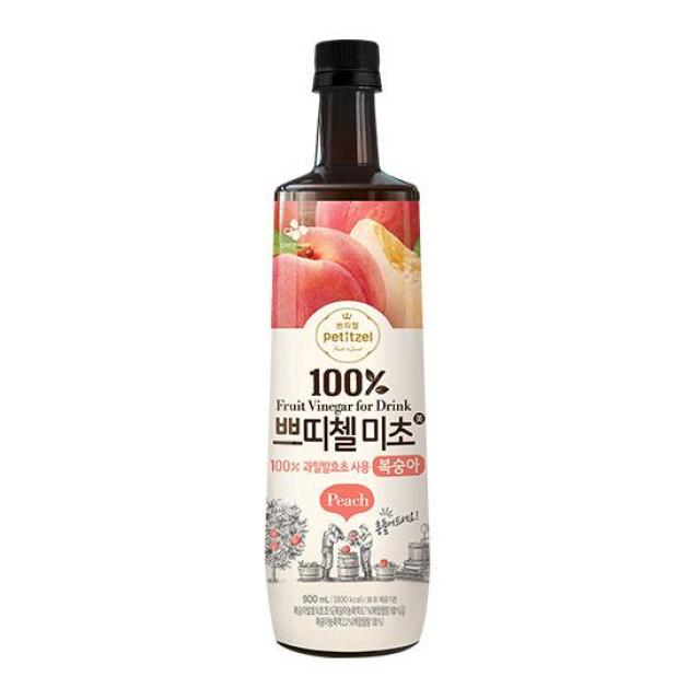 쁘띠첼 미초 복숭아, 900ml, 1개