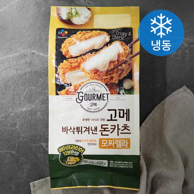 고메 바삭튀겨낸 모짜렐라 돈카츠 (냉동), 450g, 1개