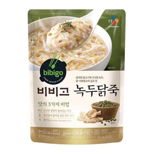 비비고 녹두닭죽 450g, 1개